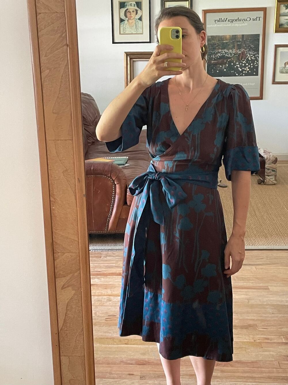 Marc by Marc Jacobs Vintage Silk Wrap Style Dress